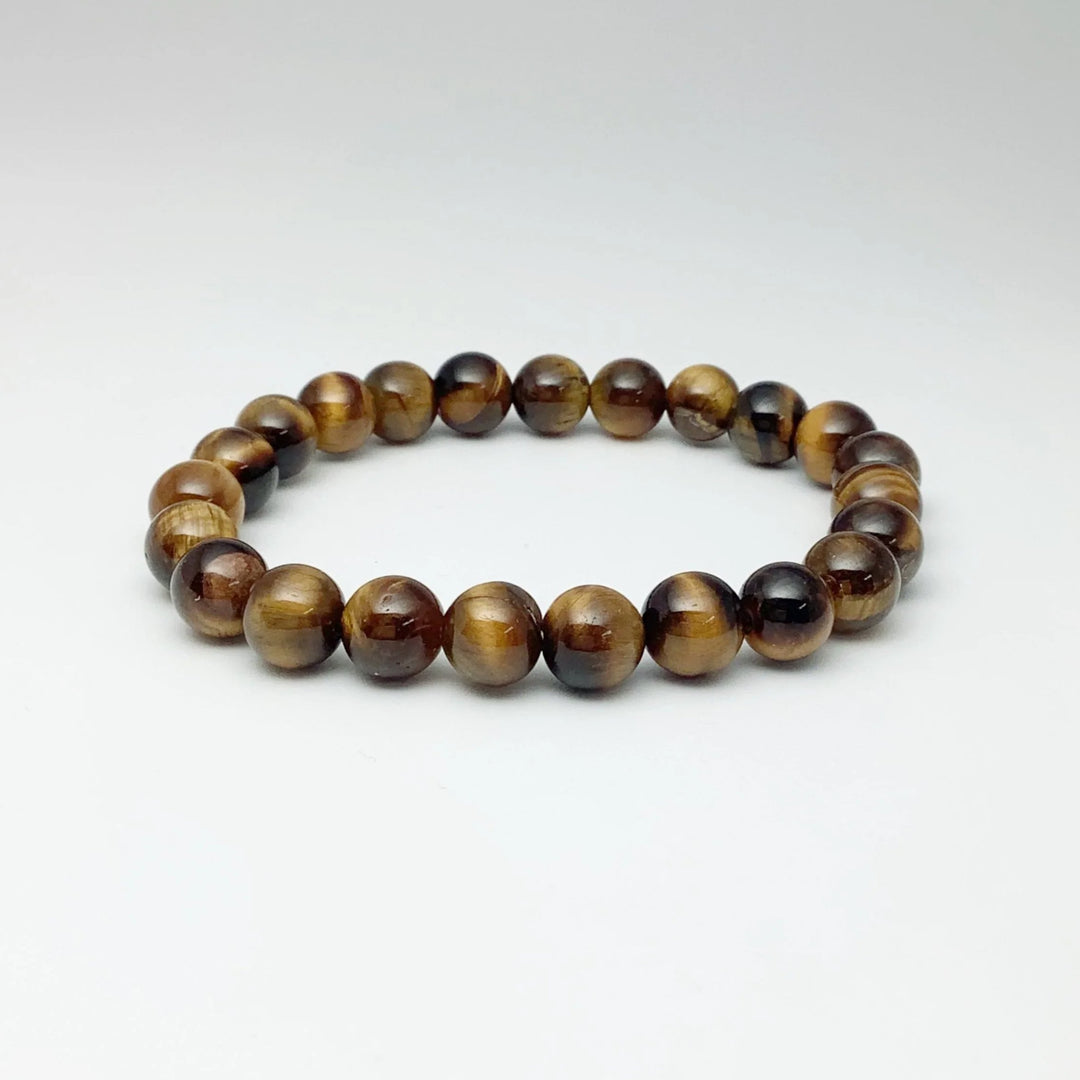 Gold Tiger Eye Beaded Bracelet