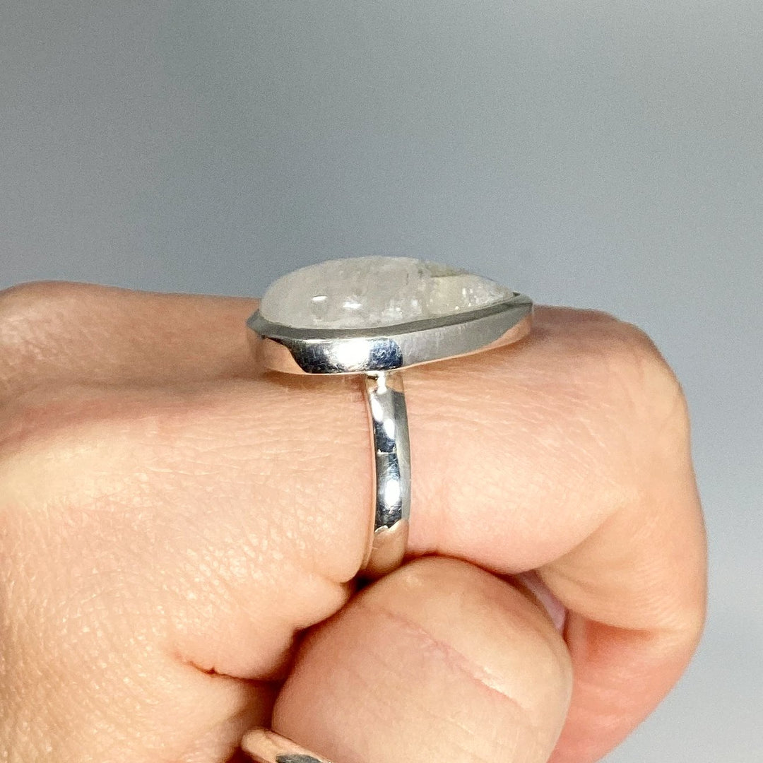 Rainbow Moonstone Ring