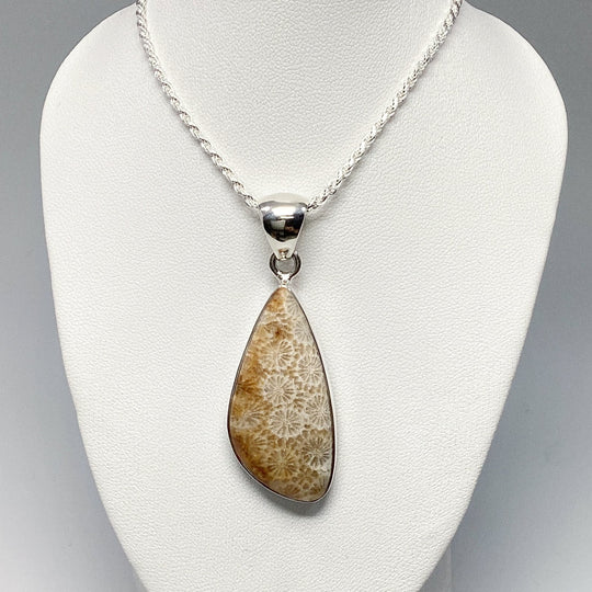 Fossilized Coral Pendant