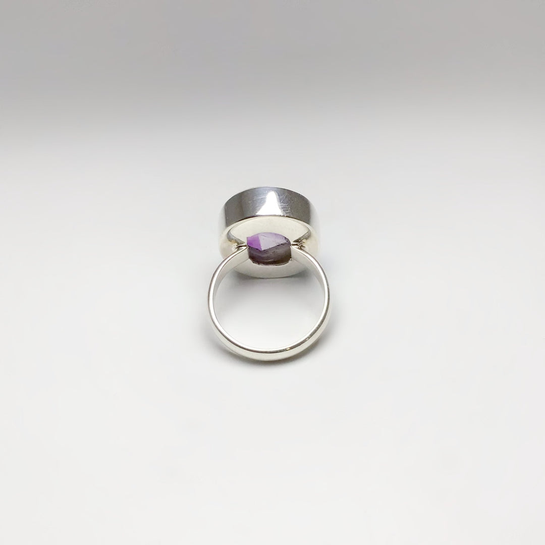 Trapiche Amethyst Ring