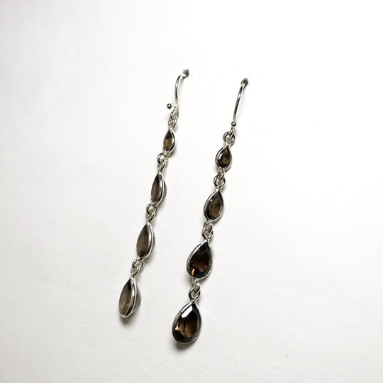 Smoky Quartz Dangle Earrings