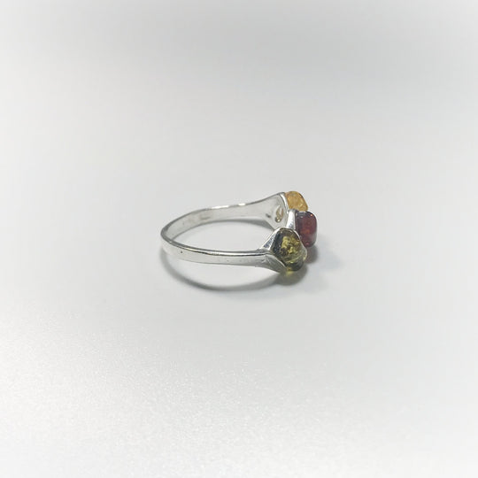 Mixed Amber Ring