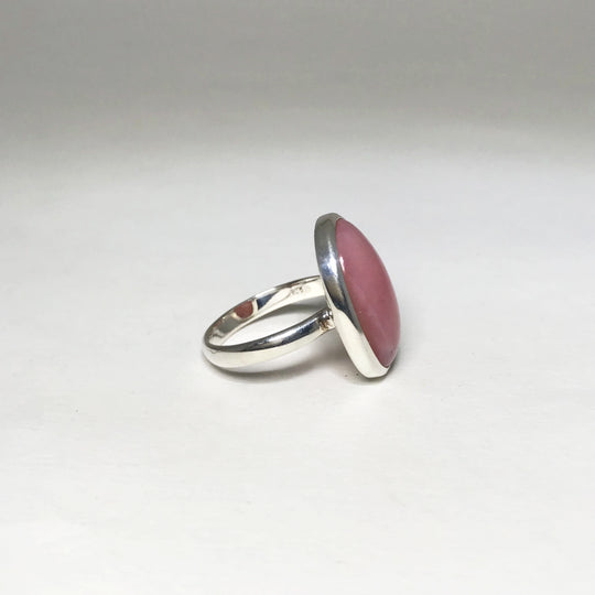 Pink Peruvian Opal Ring