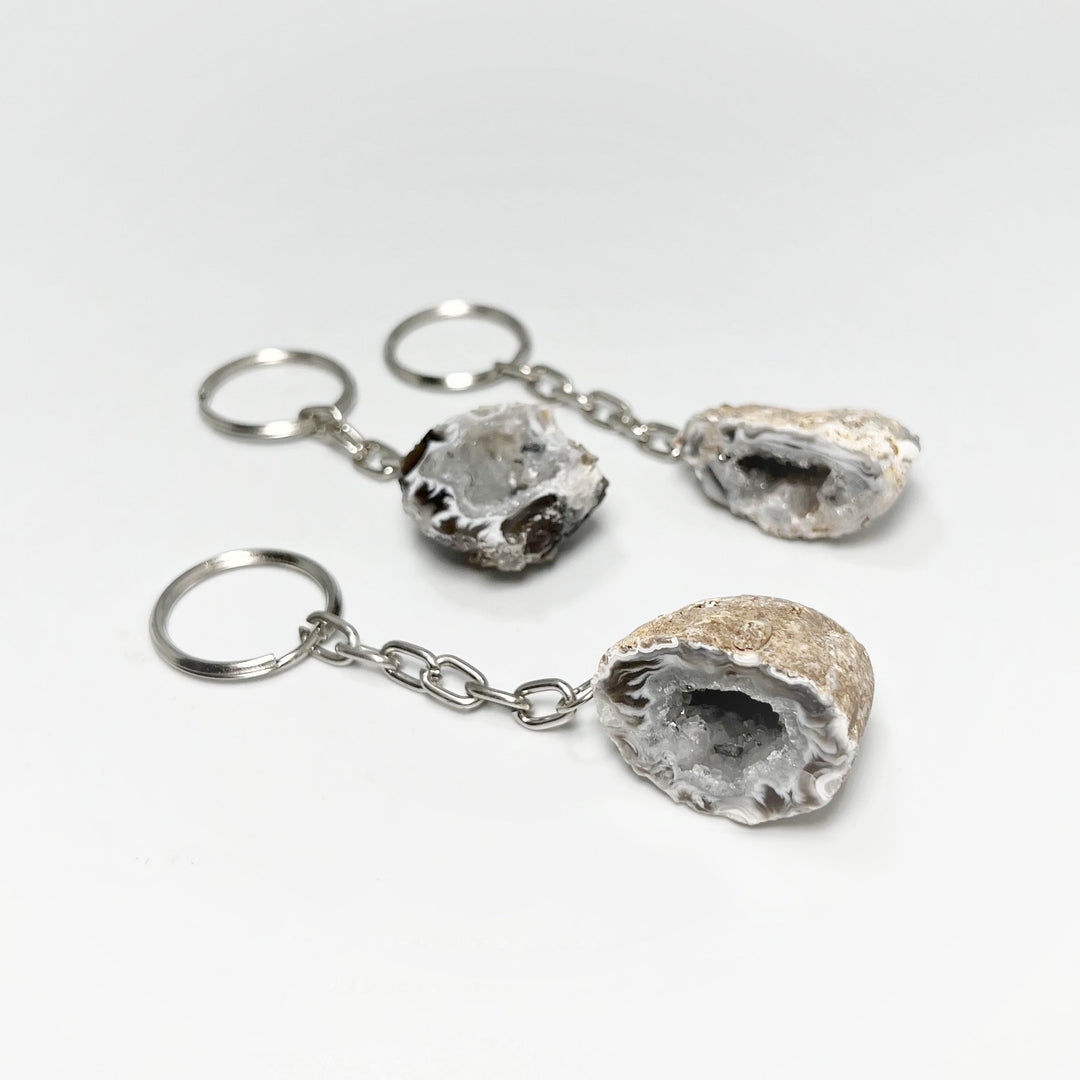 Geode Keychain