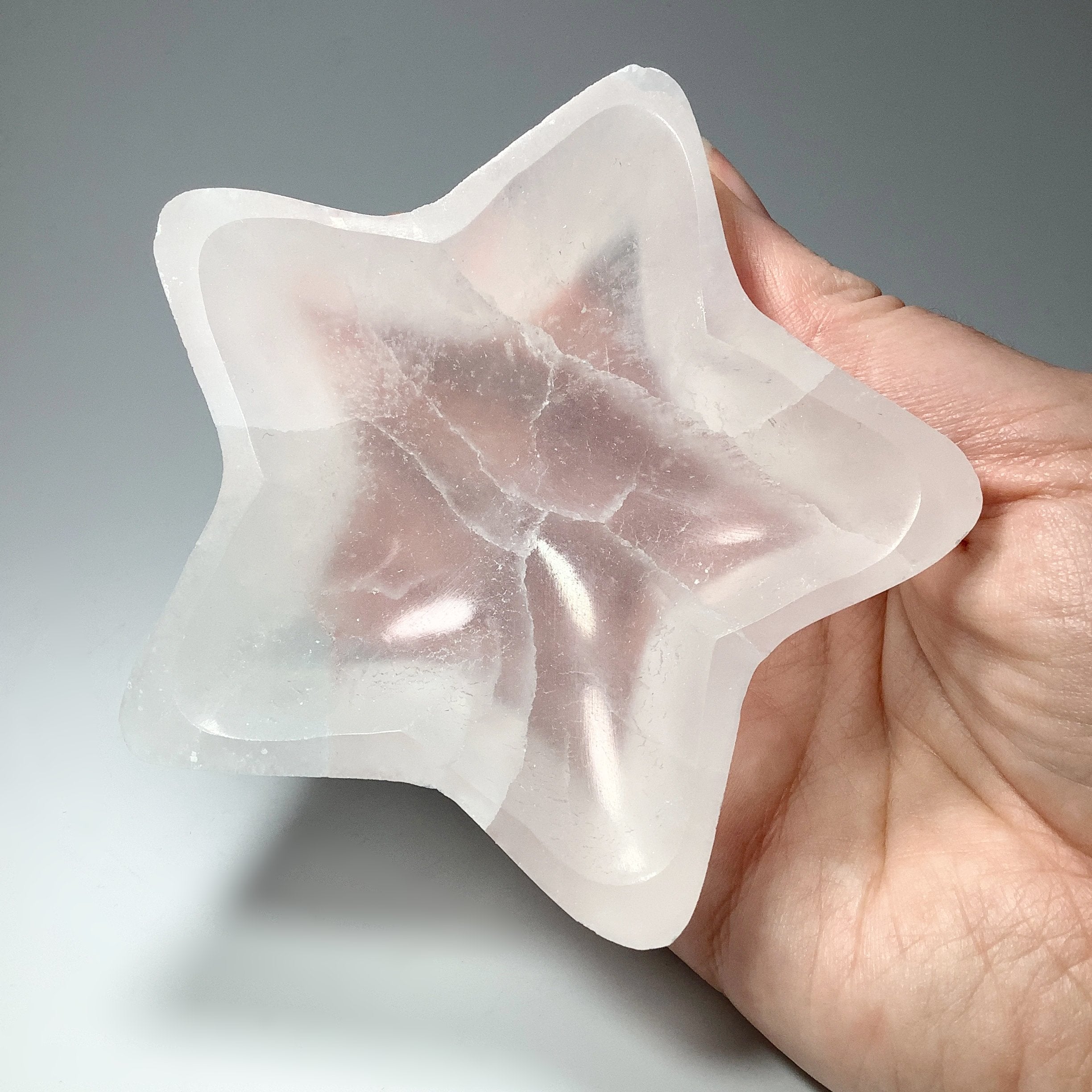 Selenite Star Bowl