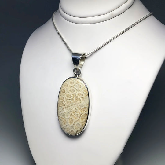 Fossilized Coral Pendant