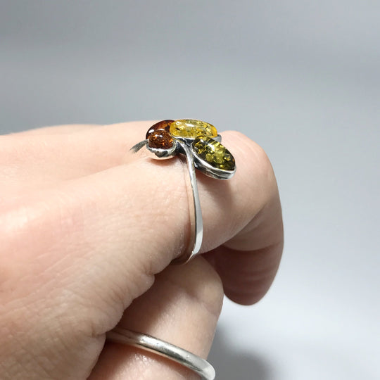 Mixed Amber Ring