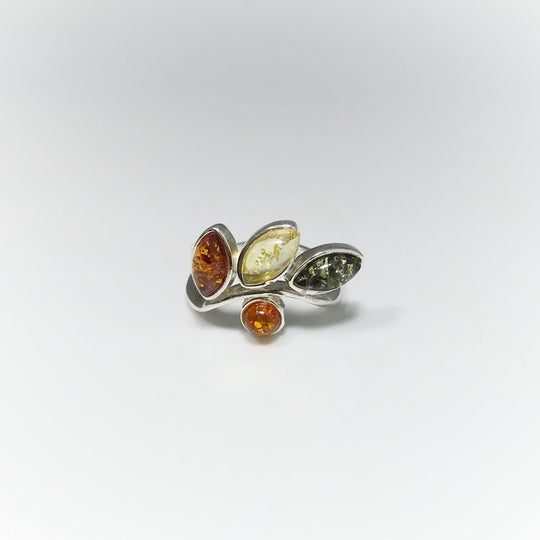 Mixed Amber Ring