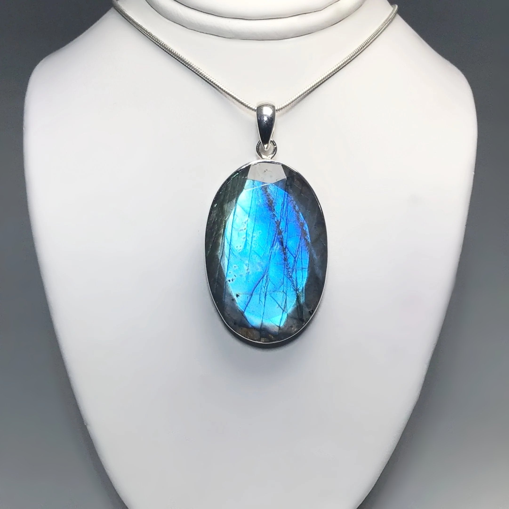 Faceted Labradorite Pendant