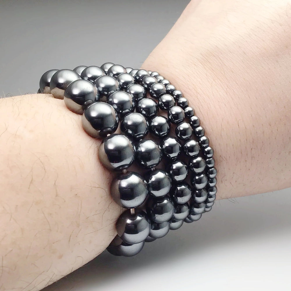 Hematite Beaded Bracelet