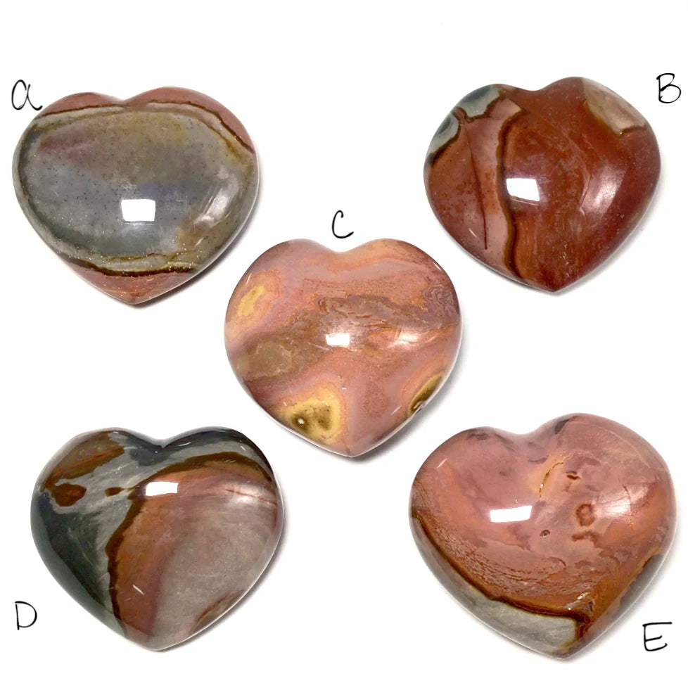 Polychrome Jasper Heart