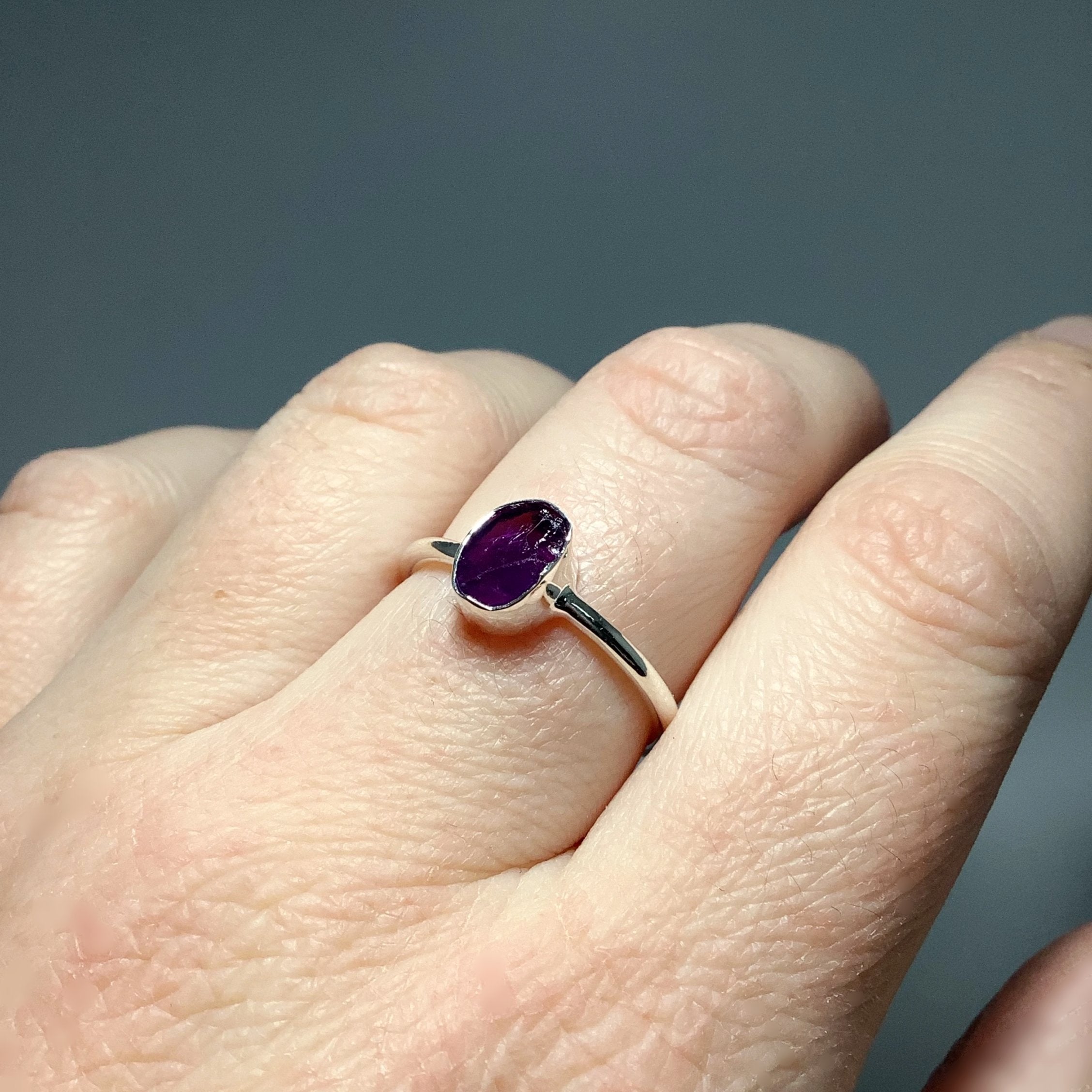 Awesome Navajo Lapis Amethyst hot ring