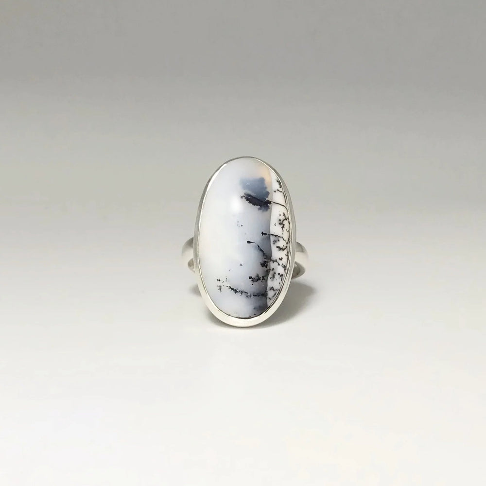 Dendritic Opal Ring