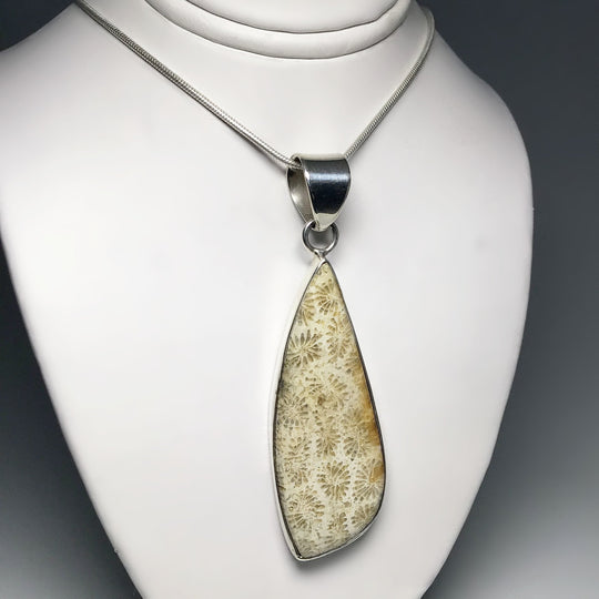 Fossilized Coral Pendant