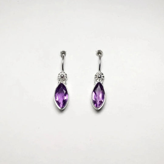 Amethyst Dangle Earrings