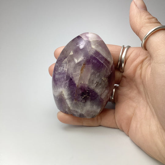 Chevron Amethyst Stand Up