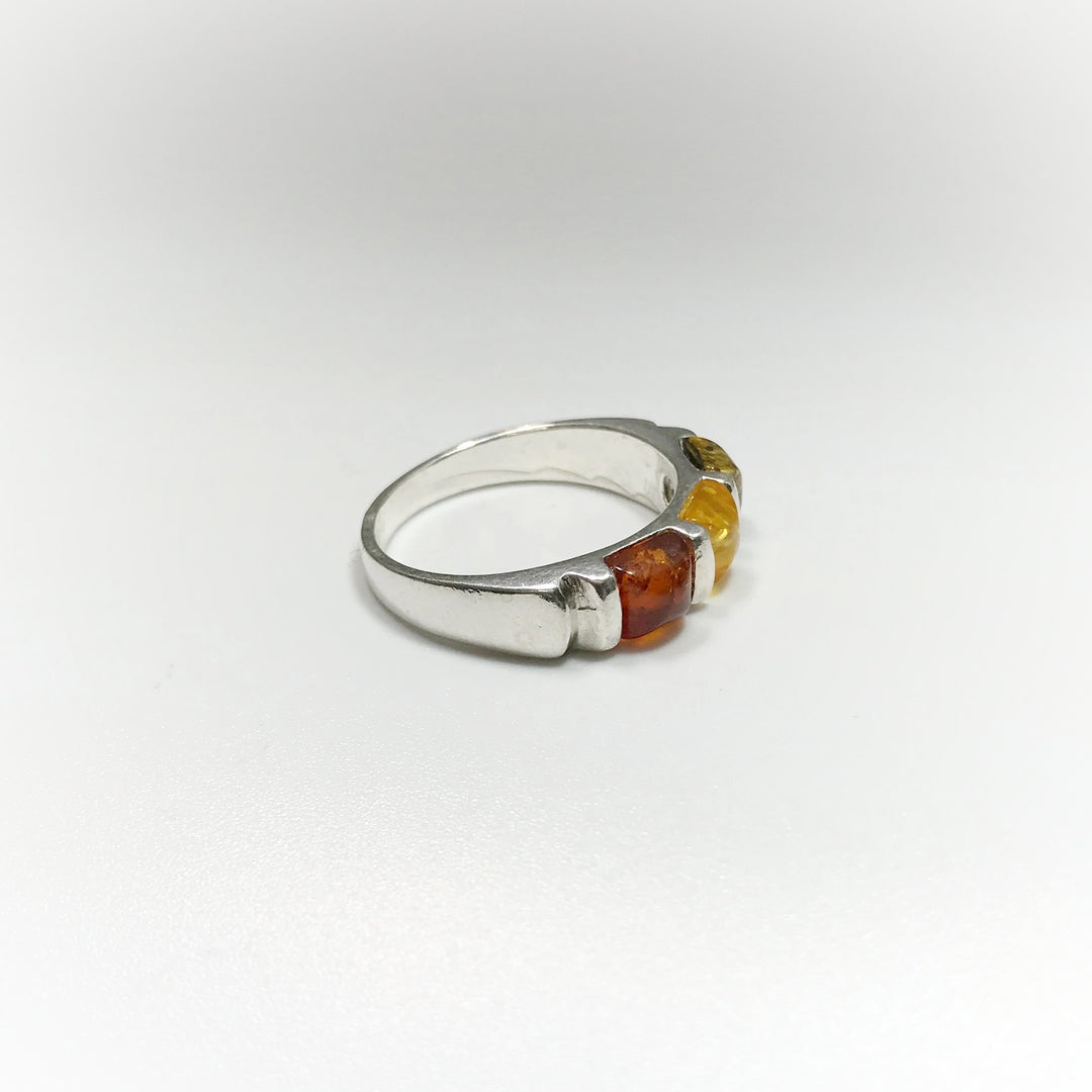 Mixed Amber Ring