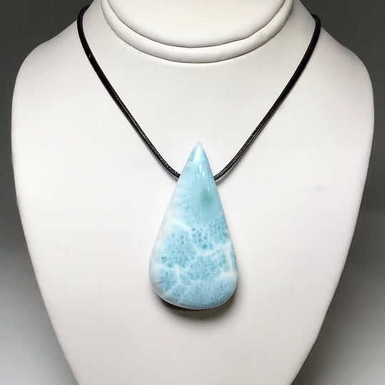 Larimar Drilled Pendant