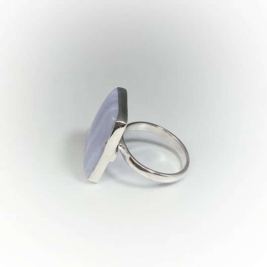 Blue Lace Agate Ring