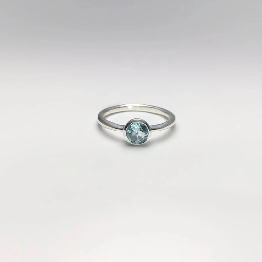 Blue Topaz Ring