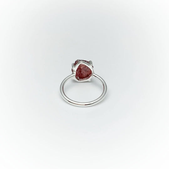 Raw Garnet Ring