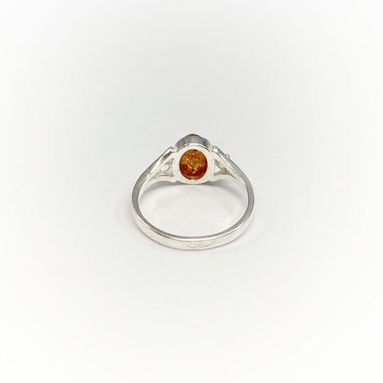 Cognac Amber Ring