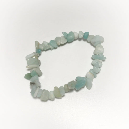 Amazonite Chip Beaded Bracelet