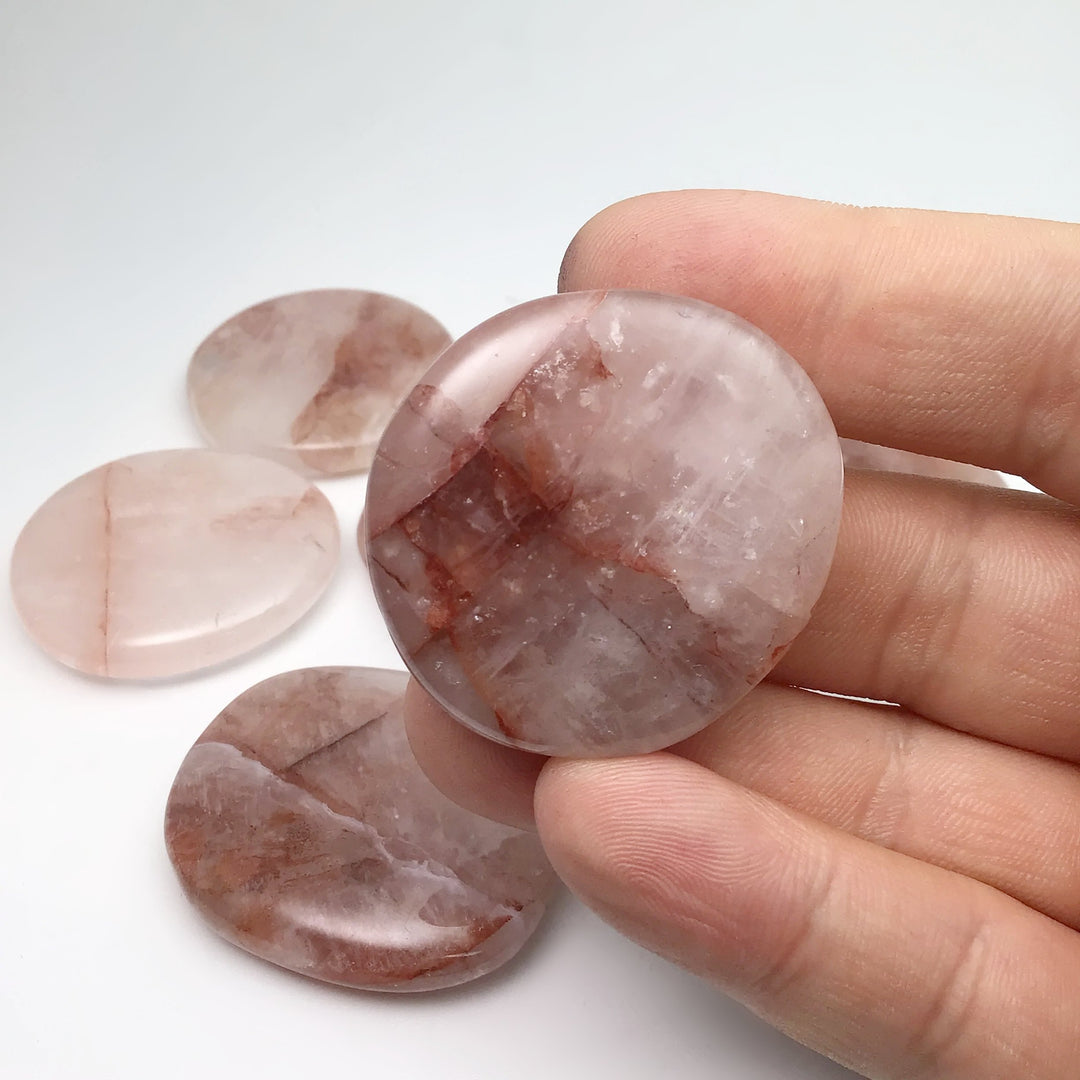 Pale Hematoid Quartz Touch Stone at $29 Each