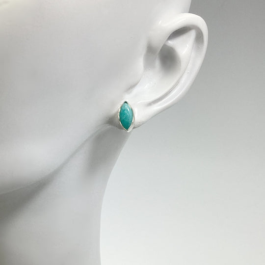 Amazonite Stud Earrings