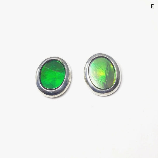 Alberta Ammolite Stud Earrings