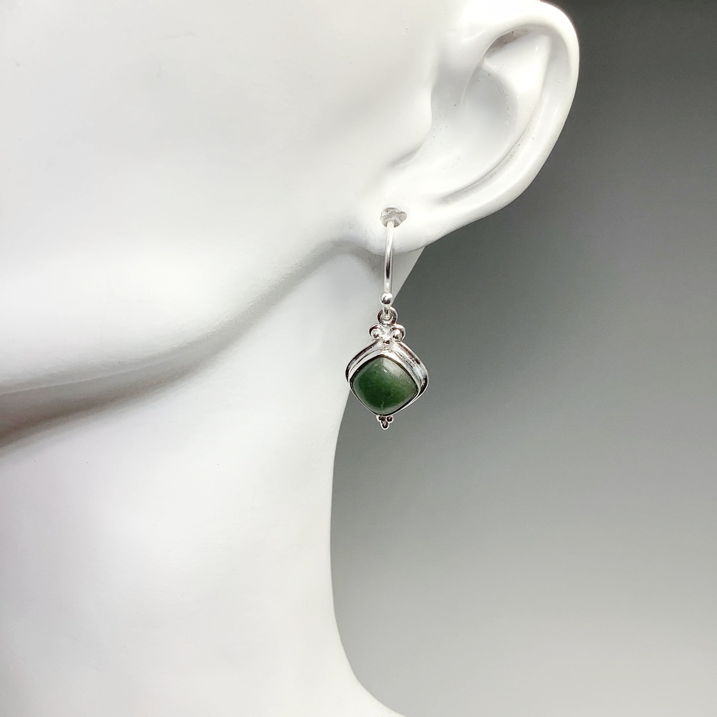 Green Aventurine Dangle Earrings