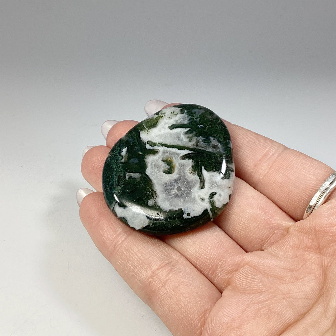 Moss Agate Touch Stone at $29 Each