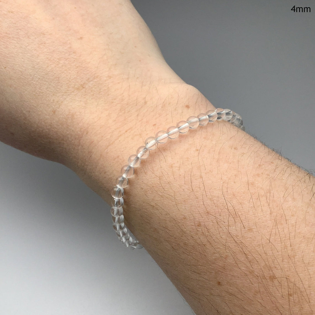 Clear Quartz Beaded Bracelet