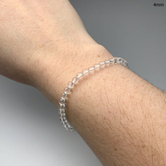 Clear Quartz Beaded Bracelet