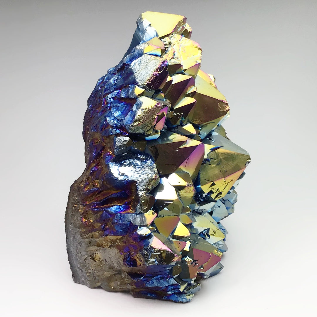 Rainbow Amethyst Druze Cluster Stand Up