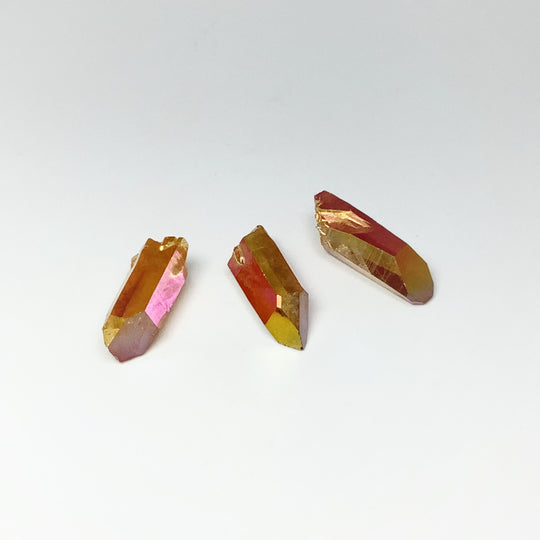 Sunset Aura Quartz Piece at $25 Each