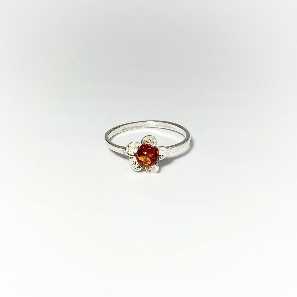 Cognac Amber Ring - Small Sizes