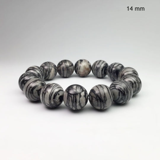 Web Jasper Beaded Bracelet