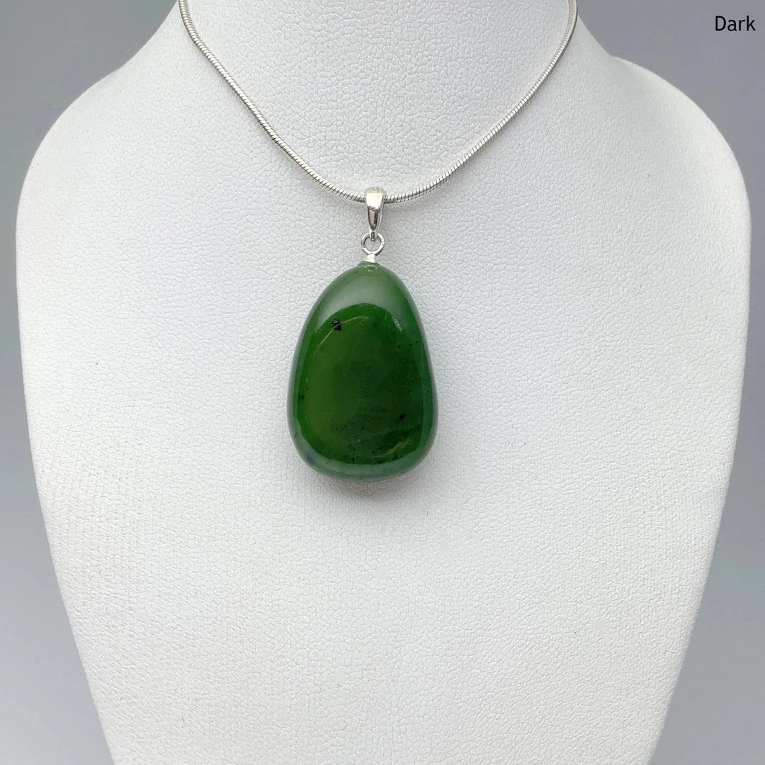 Canadian Jade Teardrop Pendant