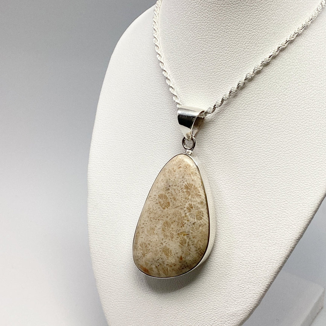 Fossilized Coral Pendant