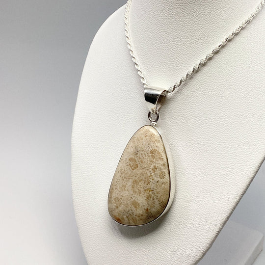 Fossilized Coral Pendant