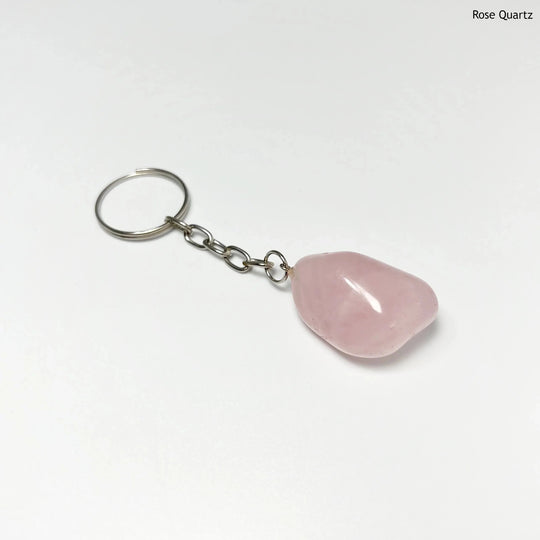 Tumbled Stone Keychain