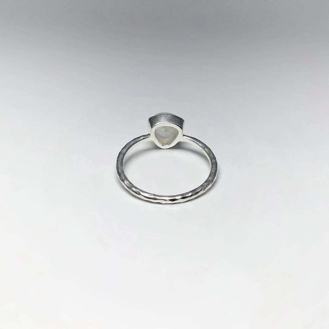 Rainbow Moonstone Ring