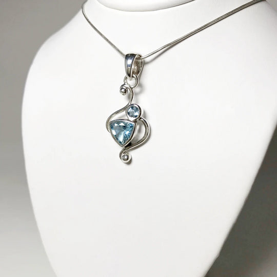 Blue Topaz Pendant