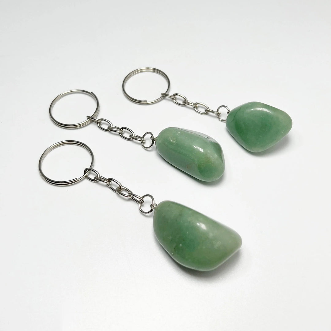 Tumbled Stone Keychain