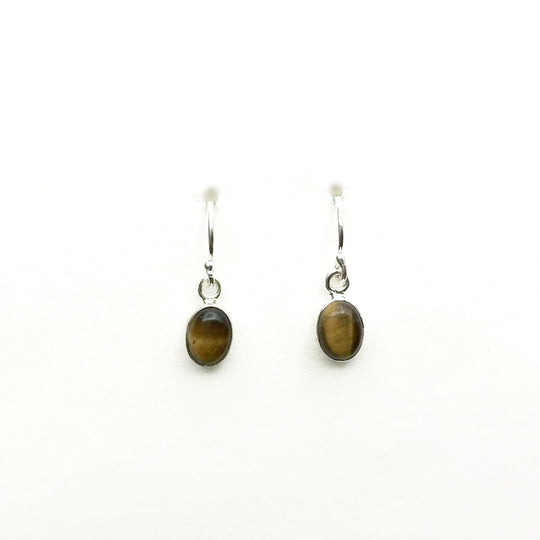 Tiger Eye Dangle Earrings