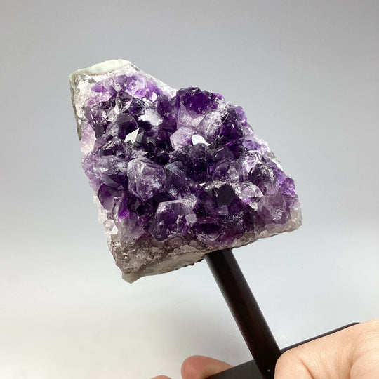 Amethyst Druze Cluster on Stand