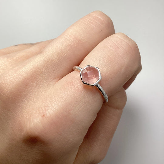 Rose Quartz Ring