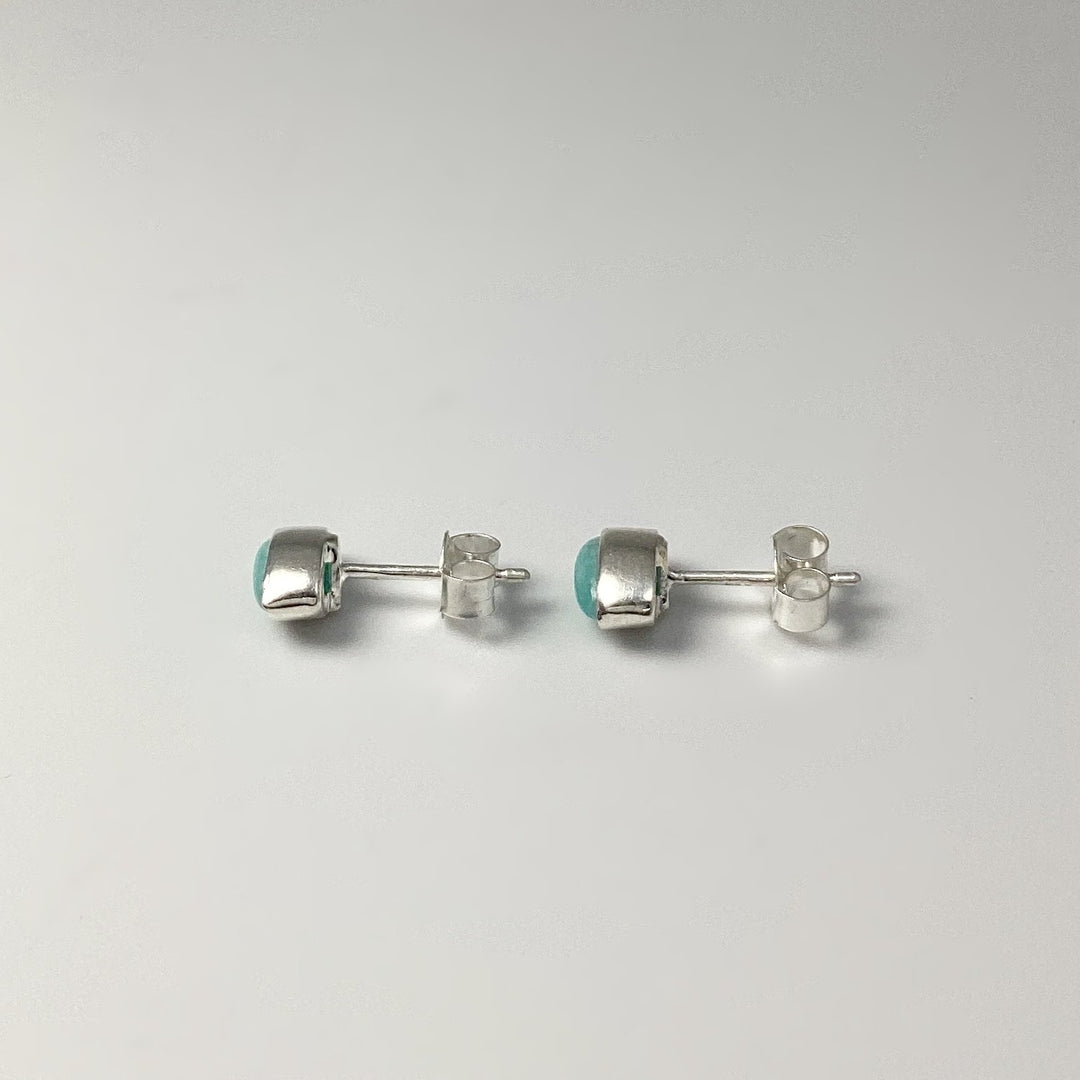 Amazonite Stud Earrings