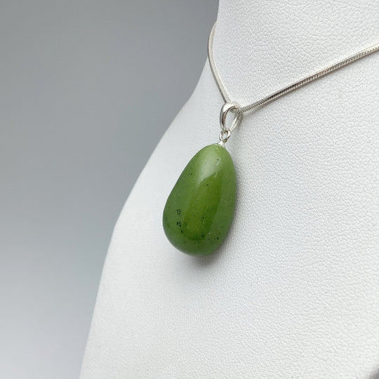 Canadian Jade Teardrop Pendant